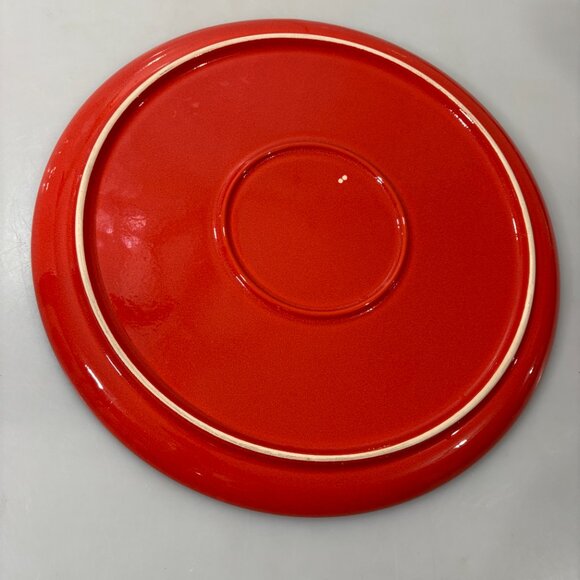 Waechtersbach Christmas Tree Red Platter Chop Plate 12" Earthenware - Picture 3 of 3